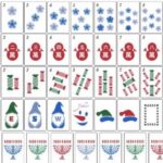 Festival of Lights Hanukkah/Winter Mahjong Tiles