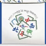 Mahjong Zippered Bag